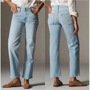MOTHER Lil Mid Rise Rambler Zip Ankle Jeans Size 32 NWT